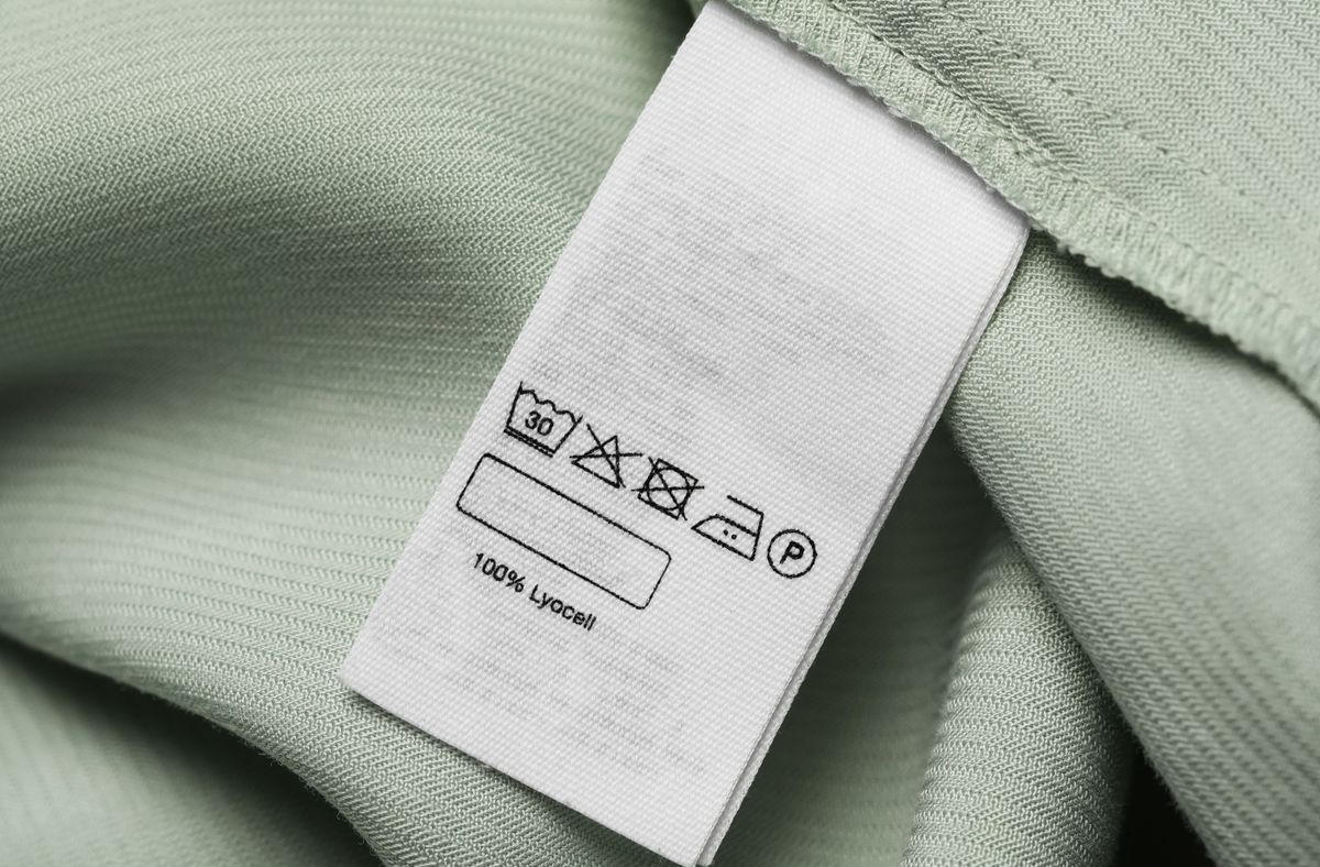 Activewear label detail